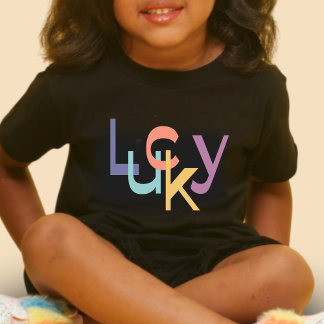 Lucky Colorful Baby T - Shirt | DP7Art