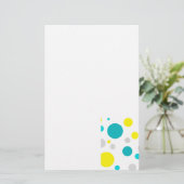Lucky Colorful Bubbles Briefpapier (Stehend Vorderseite)