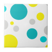 Lucky Colorful Bubbles Fliese (Vorderseite)