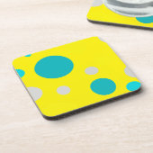 Lucky Colorful Bubbles Getränkeuntersetzer (Linke Seite)