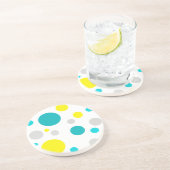 Lucky Colorful Bubbles Getränkeuntersetzer (Seite)