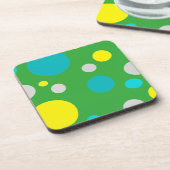 Lucky Colorful Bubbles Getränkeuntersetzer (Linke Seite)