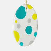 Lucky Colorful Bubbles Keramik Ornament (Rechts)