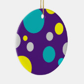 Lucky Colorful Bubbles Keramik Ornament (Rechts)