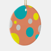 Lucky Colorful Bubbles Keramik Ornament (Rechts)