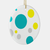 Lucky Colorful Bubbles Keramik Ornament (Rechts)