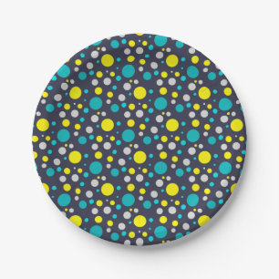 Lucky Colorful Bubbles Pappteller
