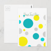 Lucky Colorful Bubbles Postkarte (Vorne/Hinten)