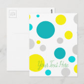 Lucky Colorful Bubbles Postkarte (Vorne/Hinten)