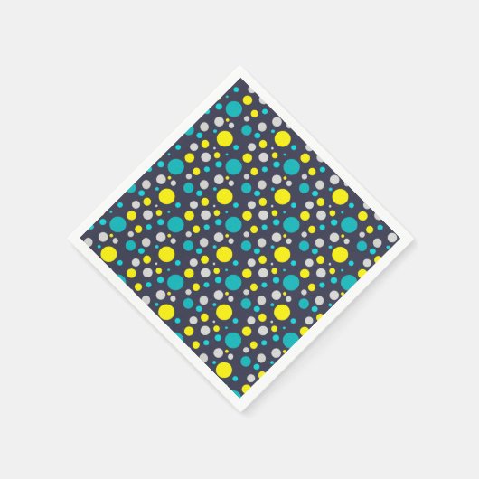 Lucky Colorful Bubbles Serviette (Ecke)