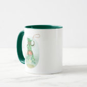 Lucky Cowboy Frog auf Mushroom Tasse (Vorderseite Links)