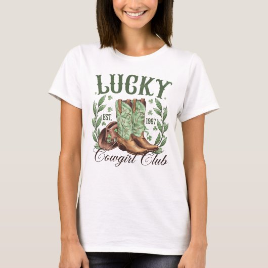 Lucky Cowgirl Club Shirt (Vorderseite)