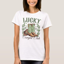 Lucky Cowgirl Club-Shirt