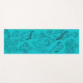 Lucky Crystals Yoga Mat Yogamatte (Vorderseite (Horizontal))