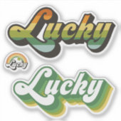 Lucky Cut Vinyl Stickers Aufkleber (Vorderseite)