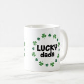 Lucky Dada Definition Mug - Best Father Gift Kaffeetasse (VorderseiteRechts)