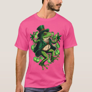 Lucky Dancing St Patrick's Day Kleeblatt Leprechau T-Shirt