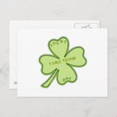 Lucky Day Pong Postkarte (Vorne/Hinten)