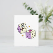 Lucky Dice Begleitkarte (Stehend Vorderseite)