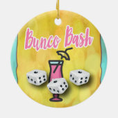 Lucky Dice Bunco Bash Keramik Ornament (Hinten)