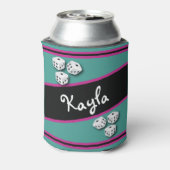 Lucky Dice Bunco Getränke Cooler Dosenkühler (Kanne Rückseite)