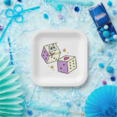 Lucky Dice Pappteller (Party)