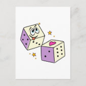 Lucky Dice Postkarte (Vorderseite)