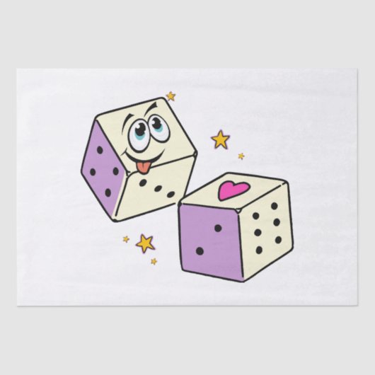 Lucky Dice Seidenpapier (Vorderseite)