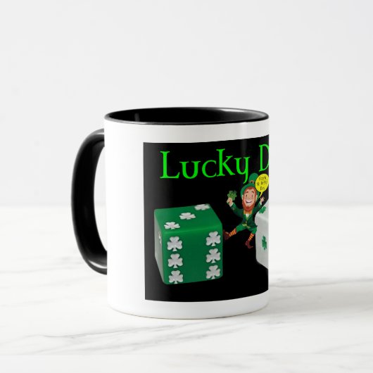 Lucky Dice Tasse (Vorderseite Links)