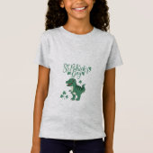 Lucky Dino - St. Patrick's Day T-Shirt (Vorderseite)