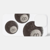 Lucky Disco 8 Dark, Lucky 8 disco Ball, Snooker iPhone Hülle (Rückseite (Horizontal))