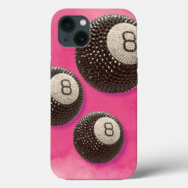 Lucky Disco 8 PINK, Lucky 8 disco Ball, Snooker Case-Mate iPhone Hülle