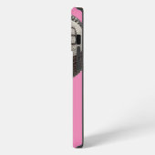 Lucky Disco 8 PINK, Lucky 8 disco Ball, Snooker iPhone Hülle (Linke Seite)