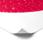 Lucky Disco 8 Pink, Lucky Disco Ball, Funky Art Poster (Ecke)