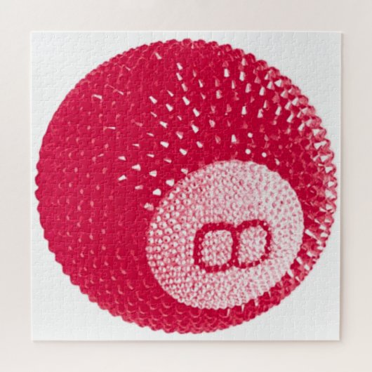 Lucky Disco 8 Pink, Lucky Disco Ball, Funky Art Puzzle (Horizontal)