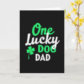 Lucky Dog Dad Greeting Card Karte (Gelbe Blume)