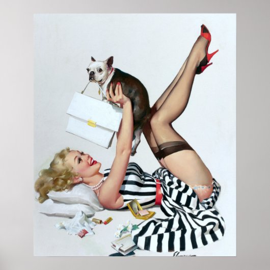 Lucky Dog Pin Up remains the same as it's a proper Poster (Vorne)