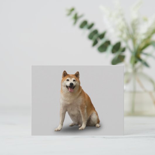 LUCKY DOG POSTKARTE (Stehend Vorderseite)