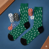 Lucky DollaPattern Socken mit Monogram für Gamer