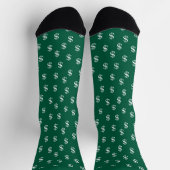 Lucky DollaPattern Socken mit Monogram für Gamer (Oben)