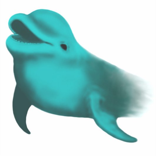 Lucky Dolphin Aufkleber (Vorderseite)
