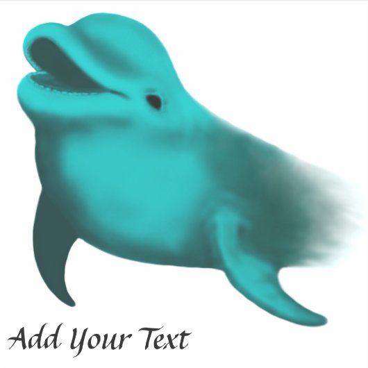 Lucky Dolphin Aufkleber (Vorderseite)