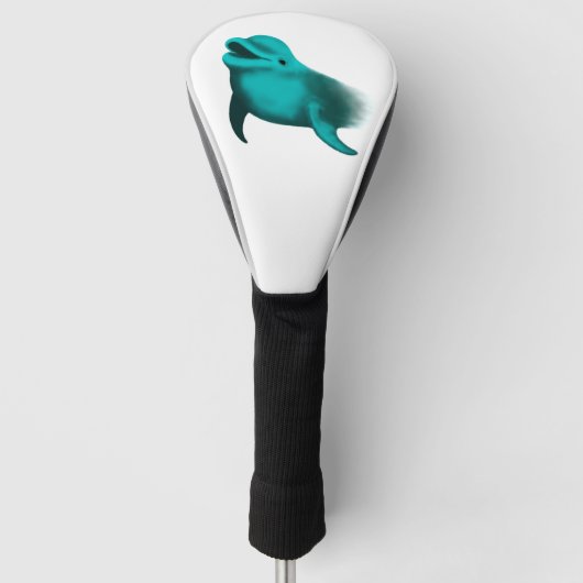 Lucky Dolphin Golf Headcover (Vorderseite)