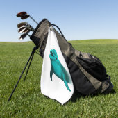 Lucky Dolphin Golfhandtuch (Gras)