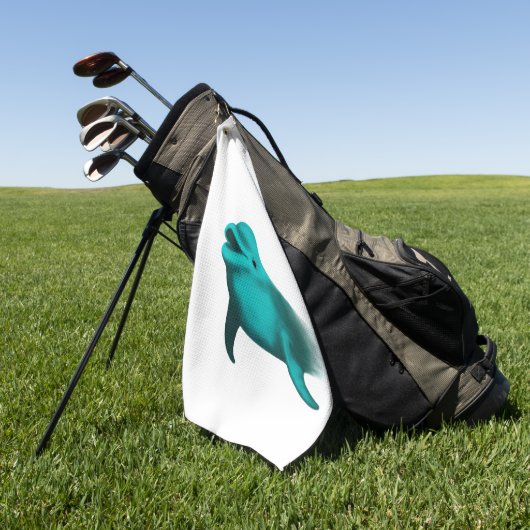 Lucky Dolphin Golfhandtuch (Gras)