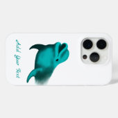 Lucky Dolphin - Ihren Text hinzufügen Case-Mate iPhone Hülle (Rückseite (Horizontal))