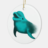Lucky Dolphin Keramik Ornament (Links)