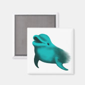 Lucky Dolphin Magnet (Vorderseite/Rückseite)