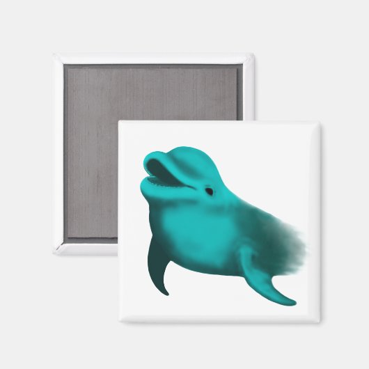 Lucky Dolphin Magnet (Vorderseite/Rückseite)