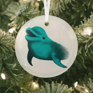 Lucky Dolphin Ornament Aus Glas